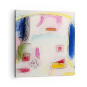 Obraz na płótnie - Bardziej wypukłe niż wklęsłe czy płaskie - 50x50 cm