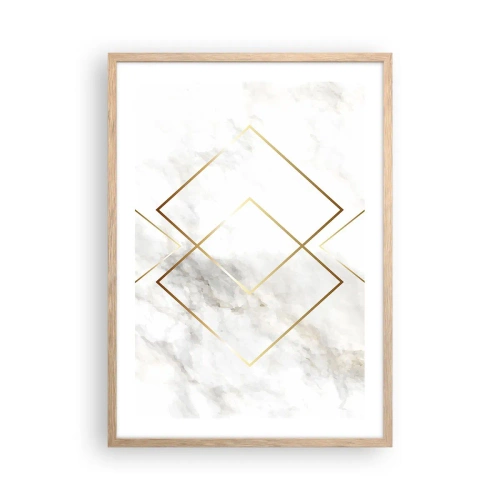 Plakat w ramie jasny dąb - Widok na nieskończoność - 50x70 cm