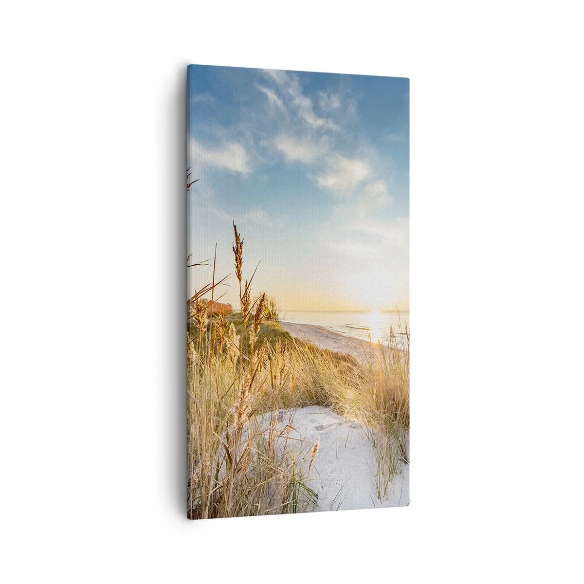 Obraz na płótnie - Północna plaża - 55x100 cm