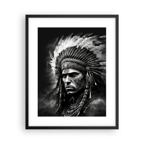 Plakat w czarnej ramie - Wódz i wojownik - 40x50 cm