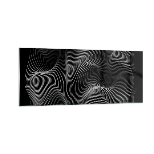 Obraz na szkle - Taniec światła w przestrzeni - 100x40 cm