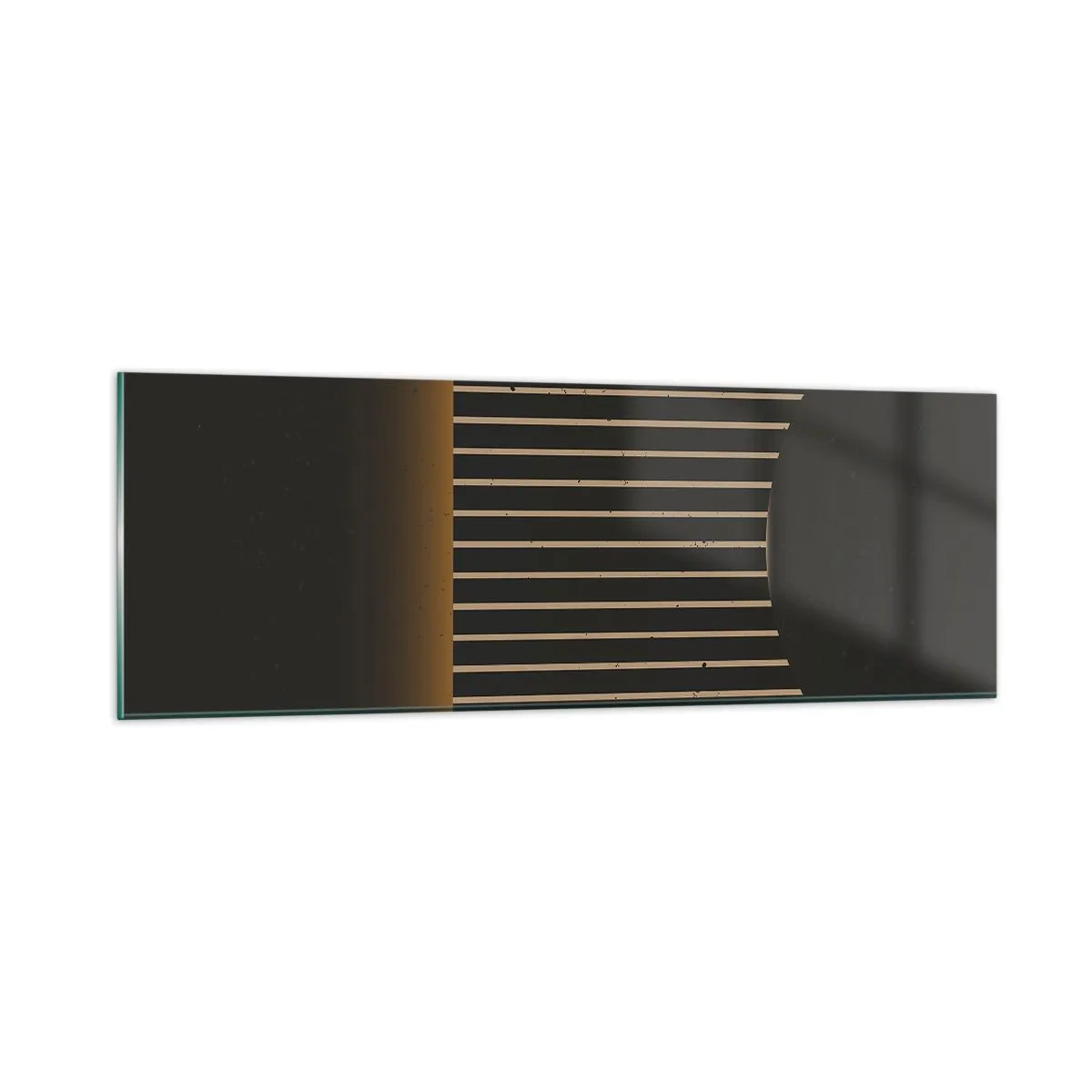 Obraz na szkle - Zbadać ciemność - 90x30 cm