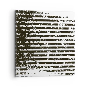 Obraz na płótnie - Rytm i szum - 70x70 cm