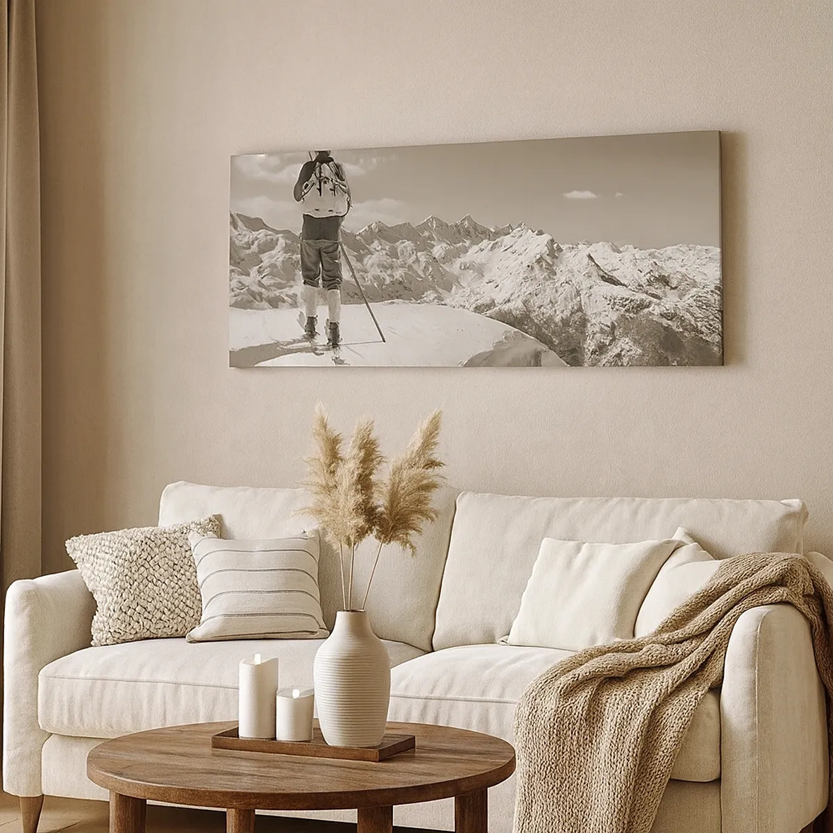 Obraz na płótnie - A góry te same - 30x30 cm