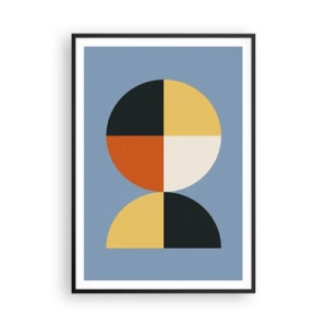 Plakat w czarnej ramie - Patrz i licz - 70x100 cm