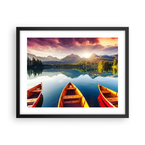 Plakat w czarnej ramie - Nic przeciw naturze - 50x40 cm