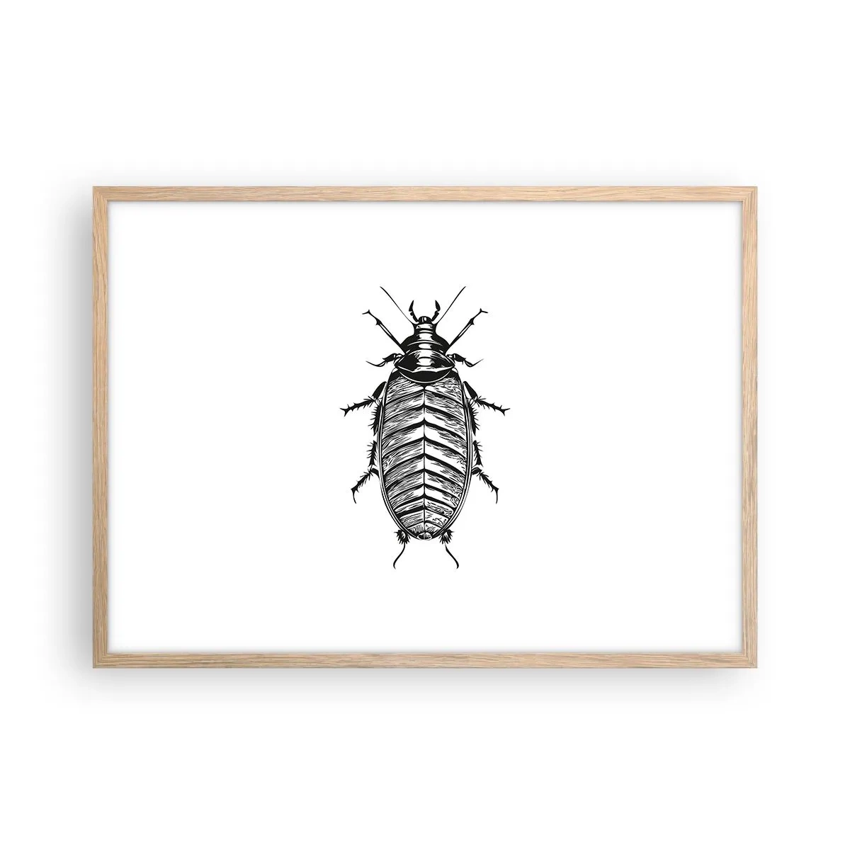 Plakat w ramie jasny dąb - Co za okaz! - 70x50 cm