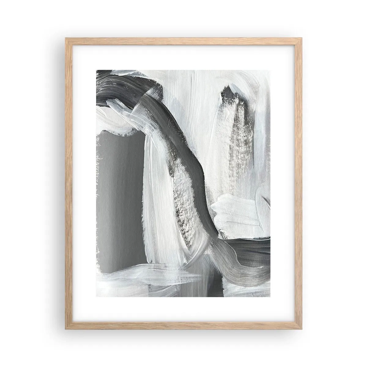 Plakat w ramie jasny dąb - Zdecydowanym ruchem - 40x50 cm