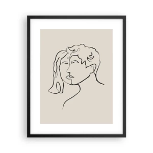 Plakat w czarnej ramie - I stała się jedność - 40x50 cm