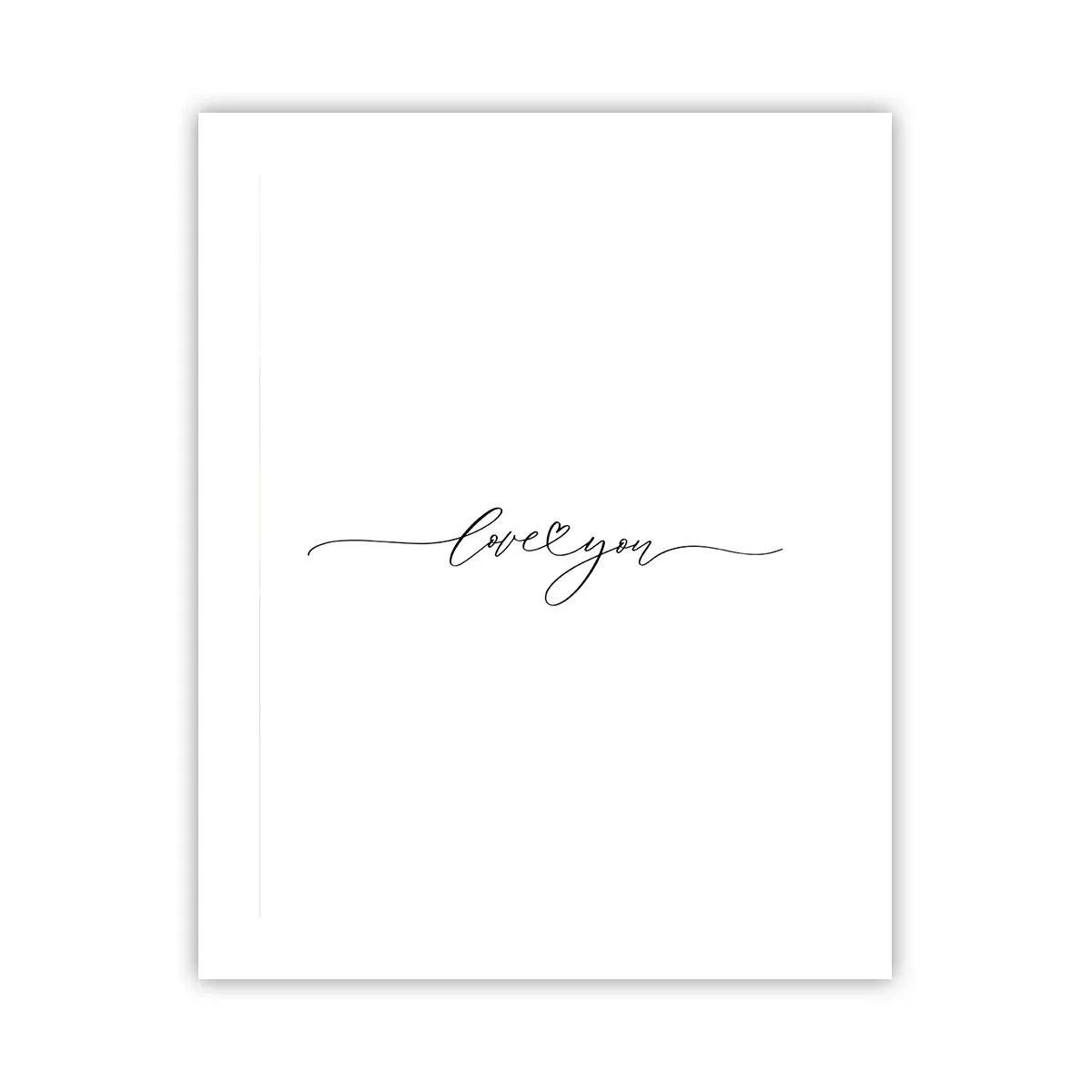 Plakat - Czarno na białym - 40x50 cm