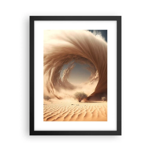 Plakat w czarnej ramie - Otwarty portal - 30x40 cm