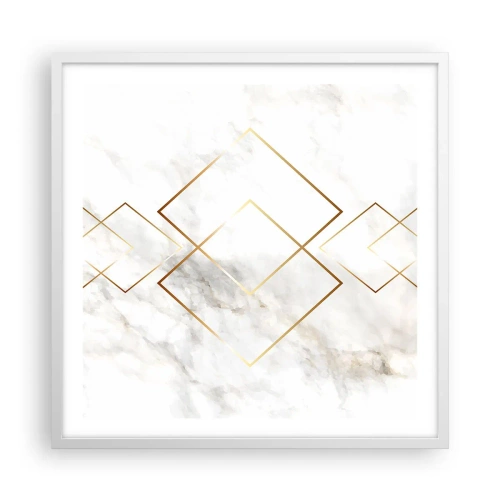 Plakat w białej ramie - Widok na nieskończoność - 60x60 cm