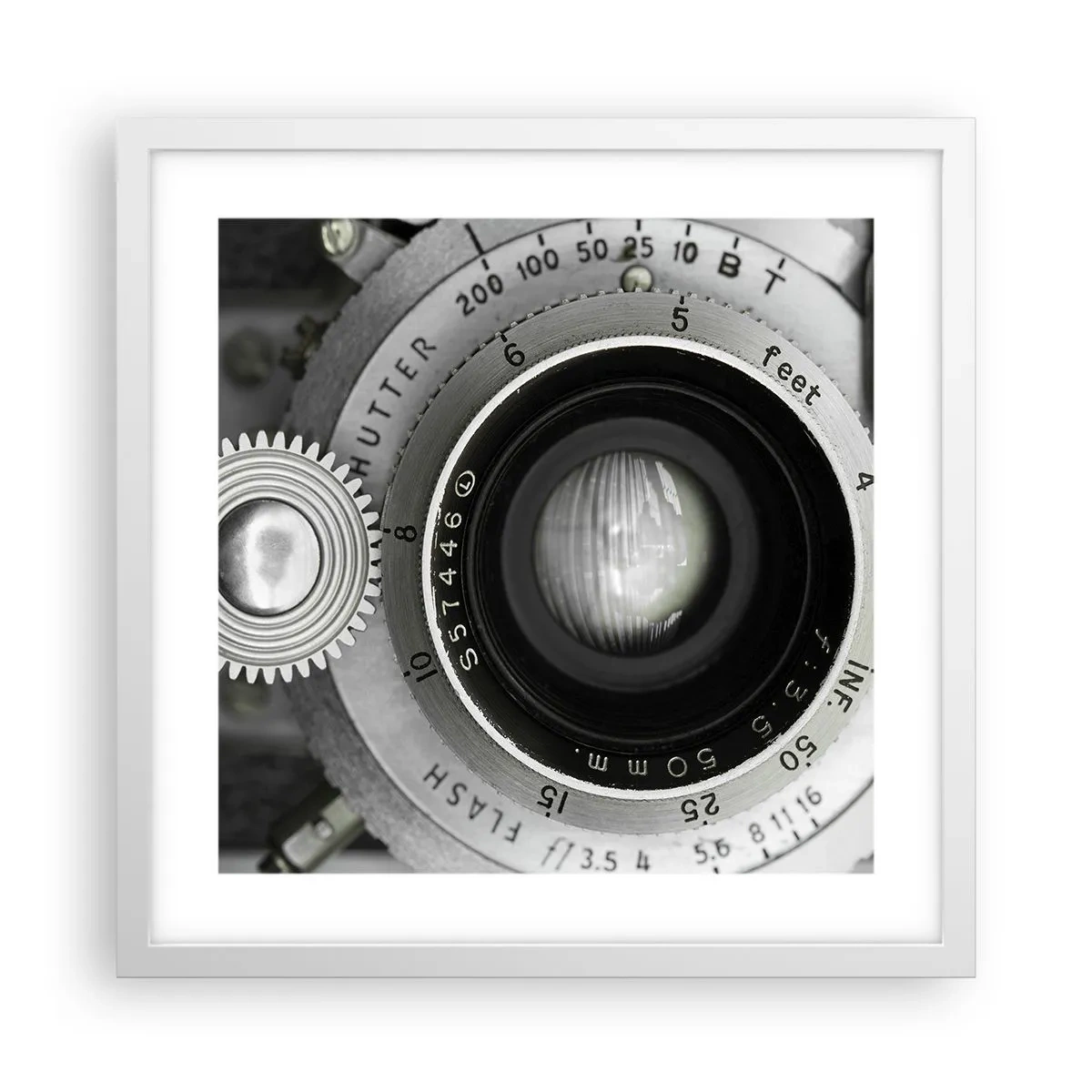 Plakat w białej ramie - Opowieść o Hollywood - 40x40 cm