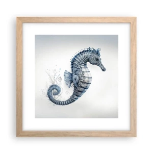 Plakat w ramie jasny dąb - Subtelny żart natury - 30x30 cm