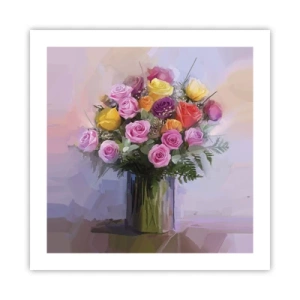 Plakat - Zatrzymane piękno - 50x50 cm