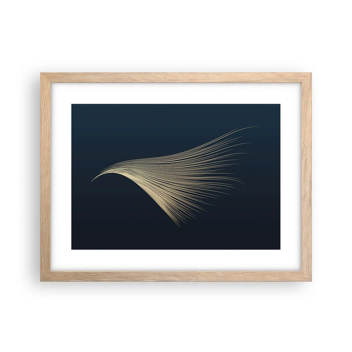 Plakat w ramie jasny dąb - Jak anioła włos - 40x30 cm