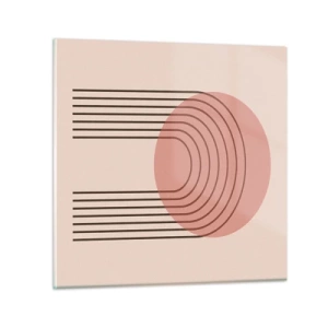 Obraz na szkle - Nieodparte przyciąganie - 70x70 cm