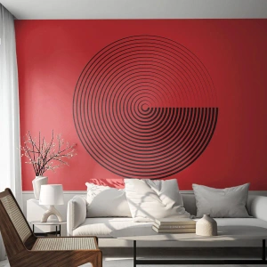 Fototapeta Standard Eco - Ruch kolisty - Minimalizm, Koło, Linie - 200x140 cm