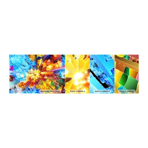 Fototapeta Próbka Samoprzylepna Deluxe Sticker - In medias res - Abstrakcja, Sztuka, 3D - 100x30 cm