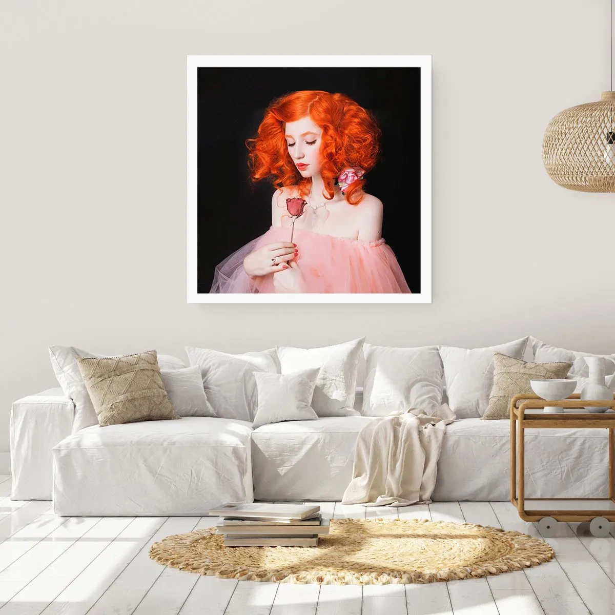 Plakat - W barokowym stylu - 50x50 cm