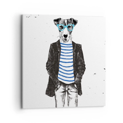 Obraz na płótnie - Na psa urok - 70x70 cm