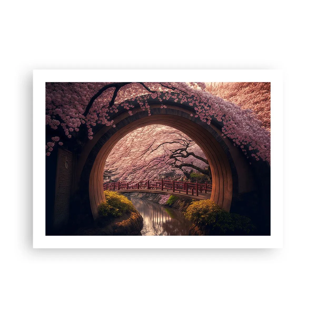 Plakat - Japońska wiosna - 70x50 cm