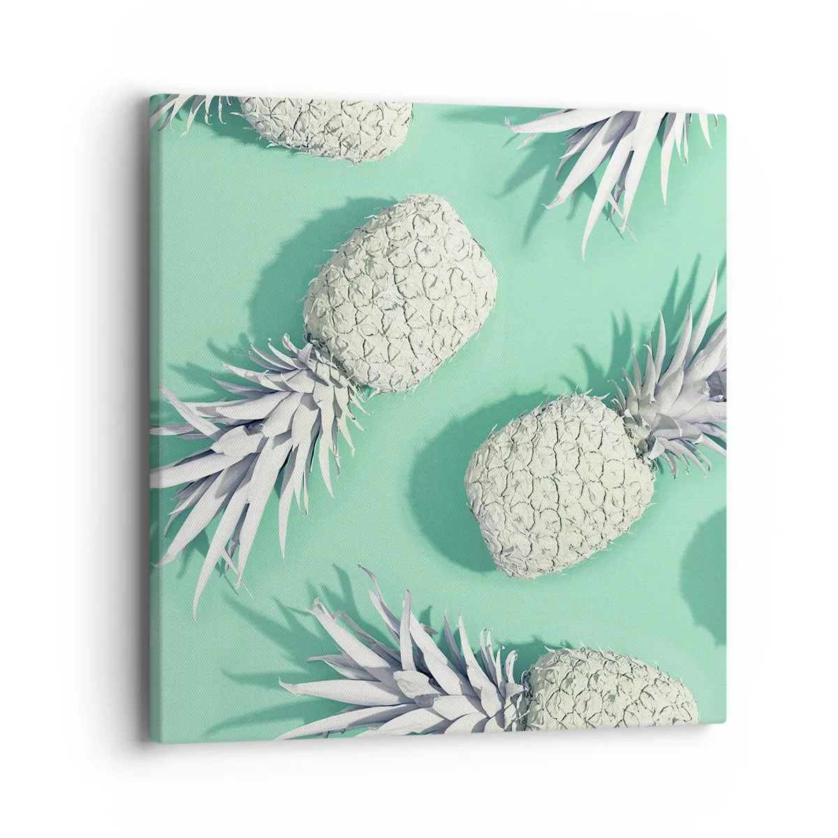 Obraz na płótnie - świetnie komponują się z miętą - 40x40 cm