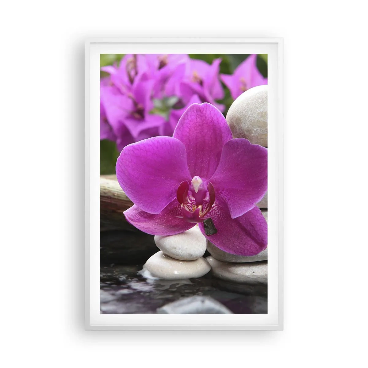 Plakat w białej ramie - Już odpoczywasz - 61x91 cm