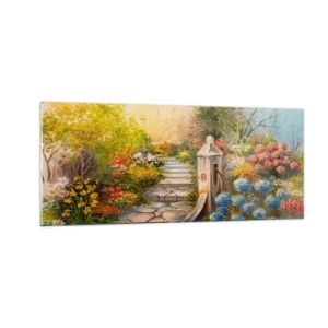 Obraz na szkle - W pełnym rozkwicie - 100x40 cm