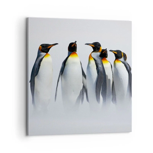 Obraz na płótnie - Spotkanie w wieczorowych strojach - 60x60 cm