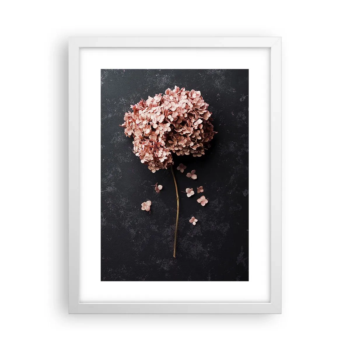 Plakat w białej ramie - Prawdziwie romantyczny znak - 30x40 cm