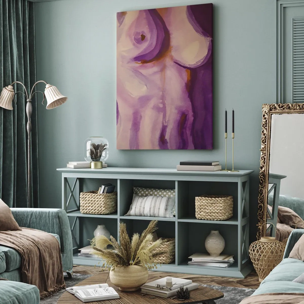 Obraz na płótnie - Oda do kobiecości - 55x100 cm