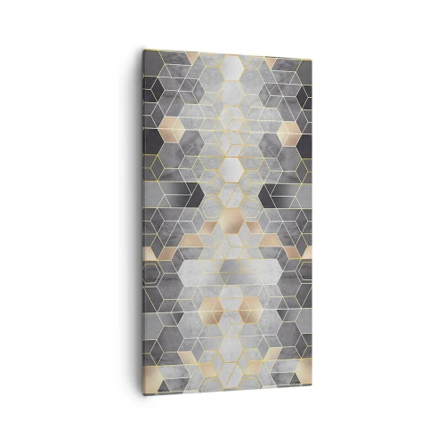 Obraz na płótnie - Diamentowa kompozycja - 55x100 cm