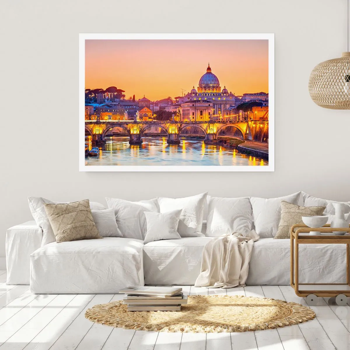 Plakat - Zmierzch nad Wiecznym Miastem - 91x61 cm