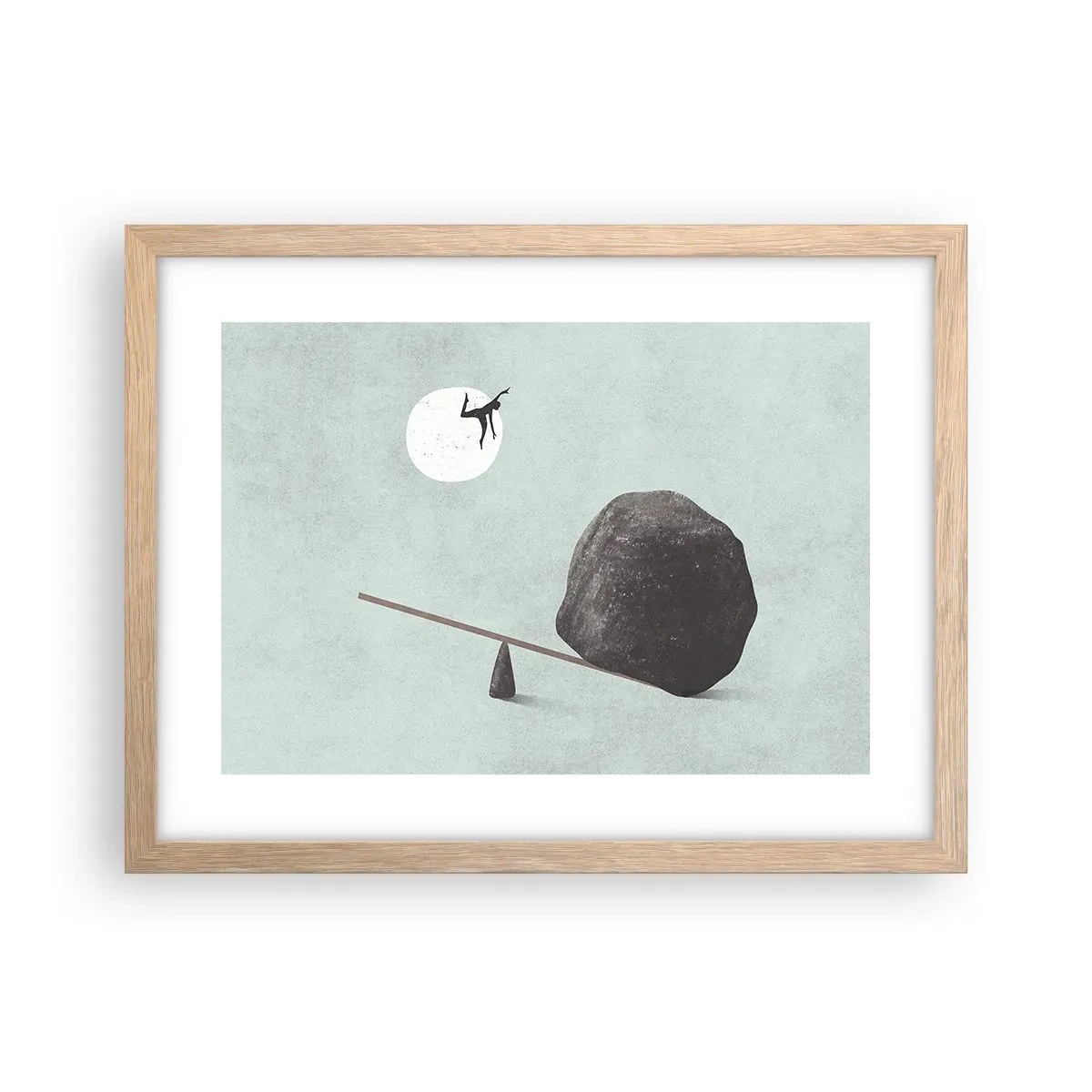 Plakat w ramie jasny dąb - Spełnione marzenie - 40x30 cm