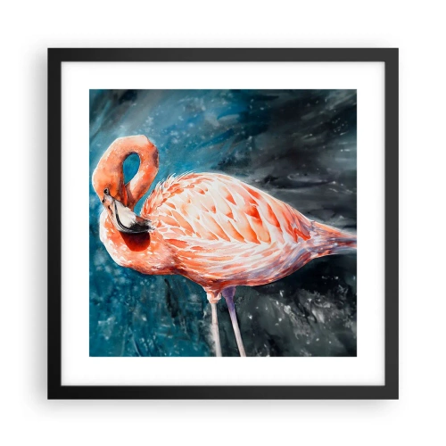 Plakat w czarnej ramie - Dekoracyjny z natury - 40x40 cm