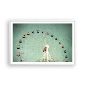 Plakat w białej ramie - Zapraszamy do zabawy - 91x61 cm