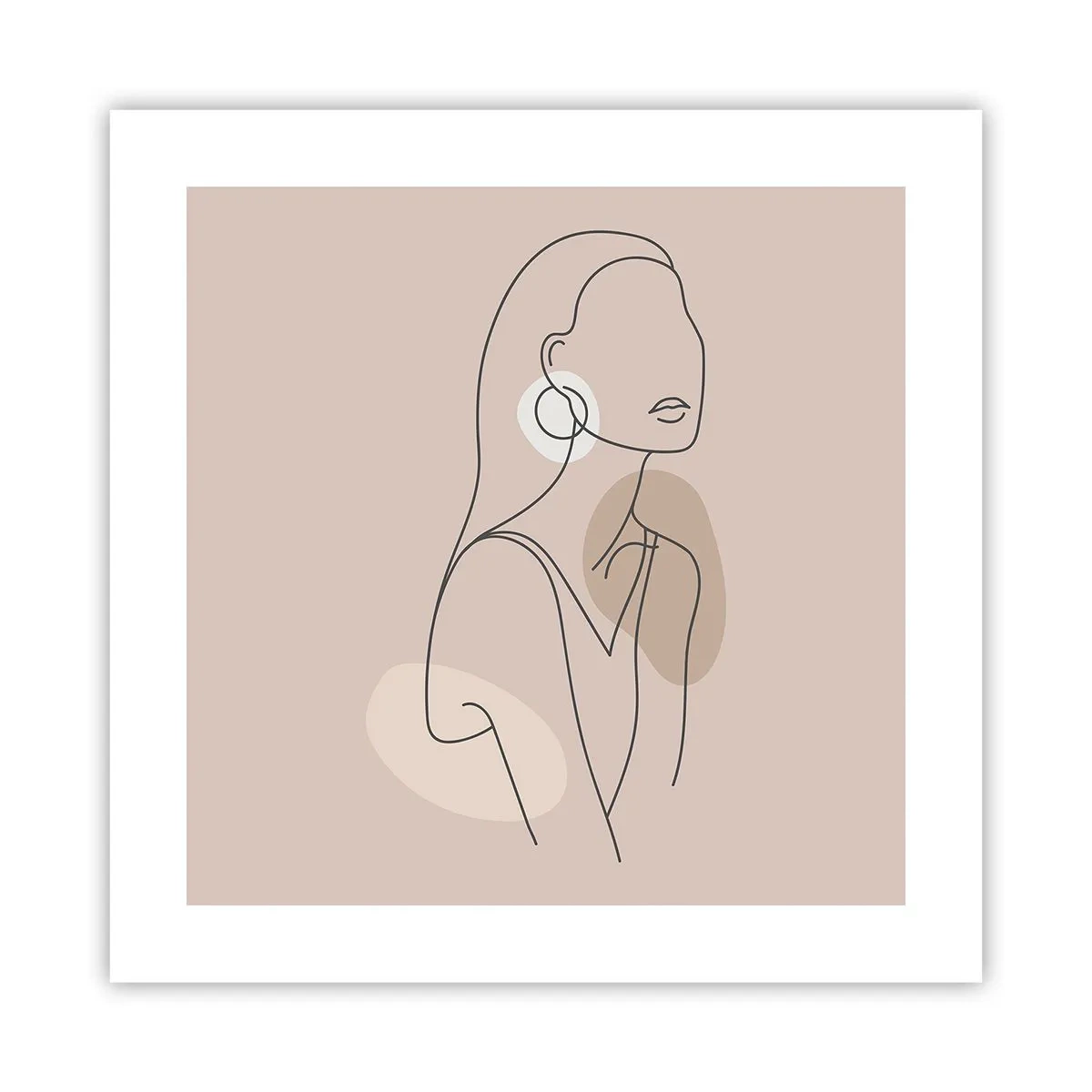 Plakat - Ikona dziewczęcości - 40x40 cm