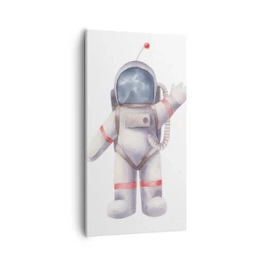 Obraz na płótnie - To na razie! - 55x100 cm