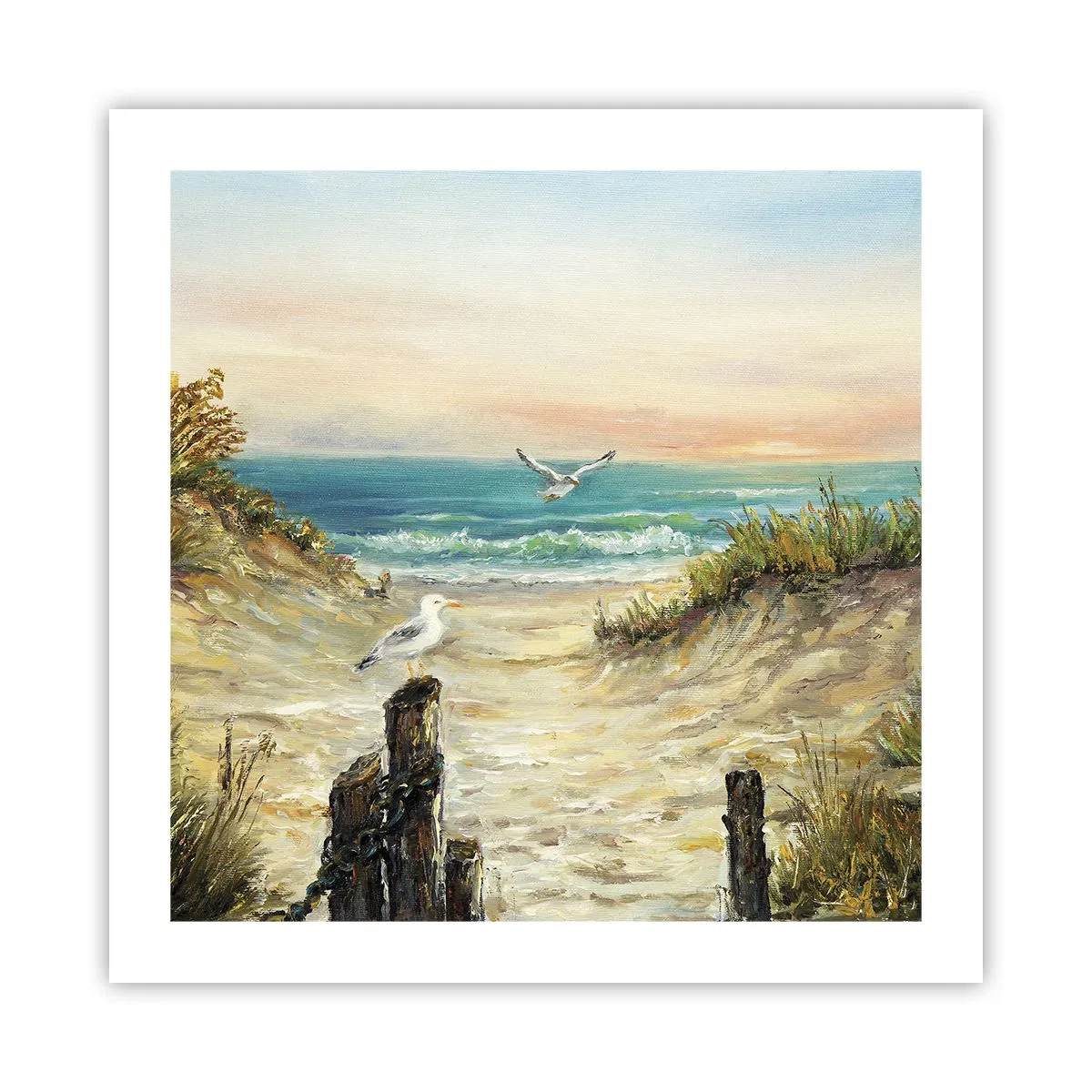 Plakat - Bezwietrzne zacisze - 50x50 cm