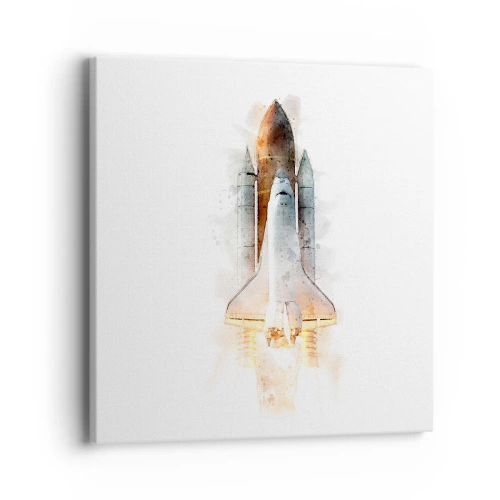 Obraz na płótnie - Odkrywcy na start - 40x40 cm