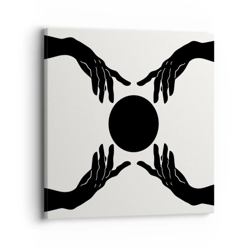 Obraz na płótnie - Tajemny znak - 40x40 cm