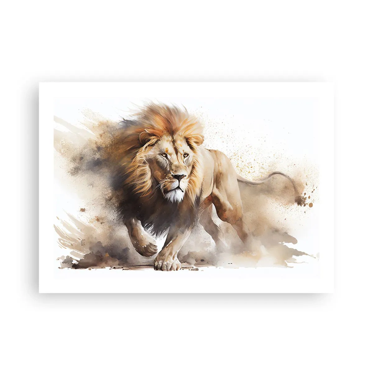 Plakat - Król ruszył - 70x50 cm