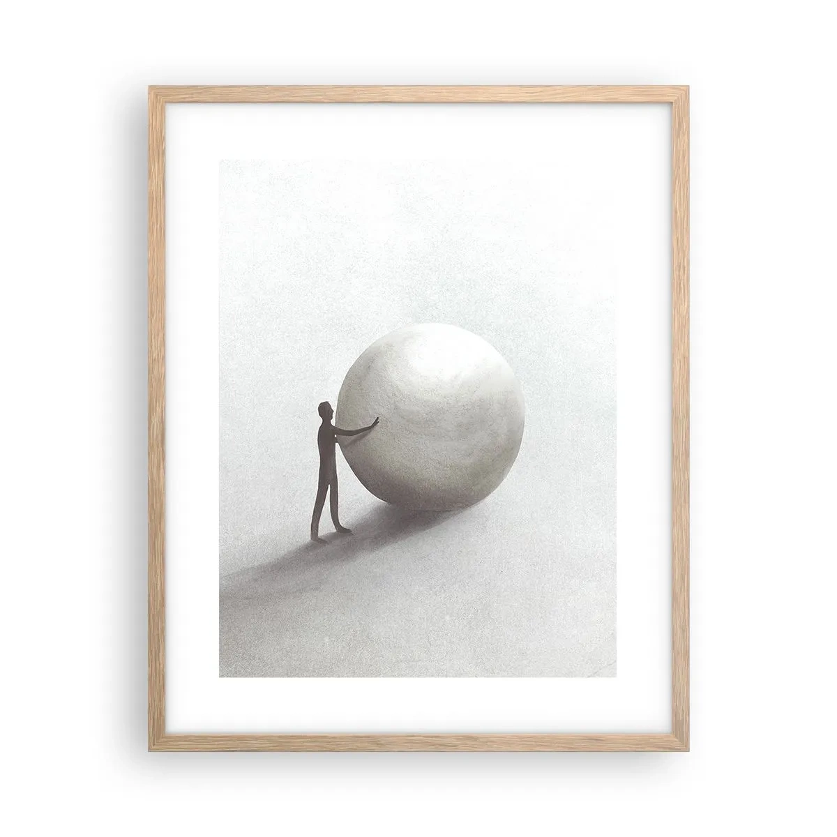Plakat w ramie jasny dąb - Gra życia - 40x50 cm