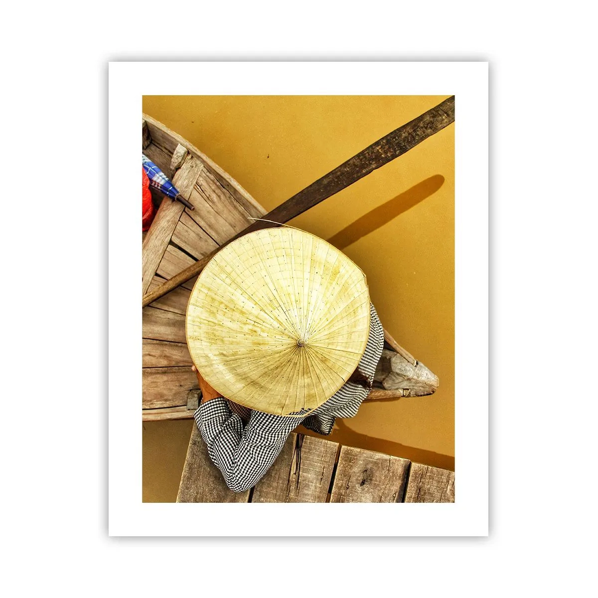 Plakat - Życie na żółtej rzece - 40x50 cm