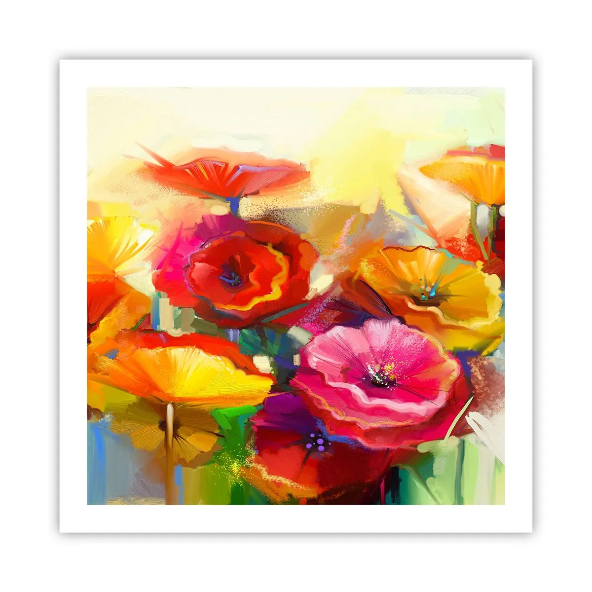 Plakat - Nie tylko czerwone - 60x60 cm