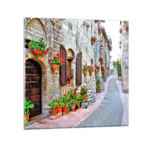 Obraz na szkle - Włoskie klimaty - 40x40 cm