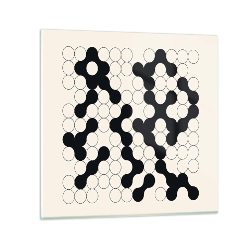 Obraz na szkle - Chińska gra – wariacja - 30x30 cm