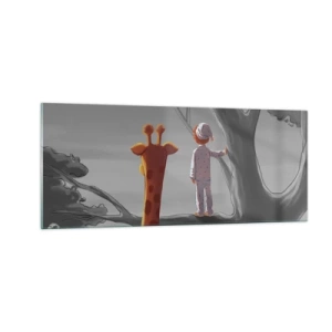 Obraz na szkle - To się naprawdę dzieje - 100x40 cm