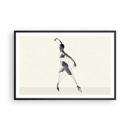 Plakat w czarnej ramie - W teatrze świata - 91x61 cm